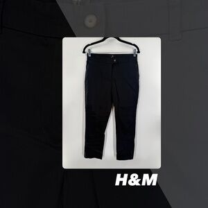 EUC H & M Tab Front Split Hem Pants